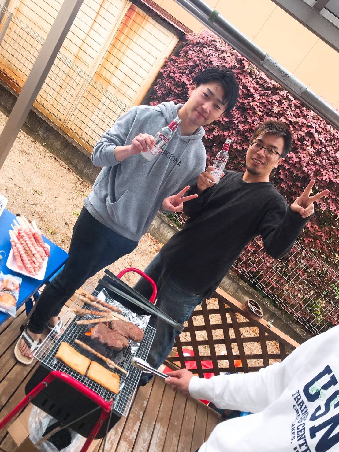 整骨院メンバーでBBQ